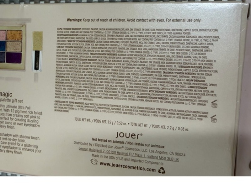 Jouer Ultra Foil Eyeshadow Palette Gift Set