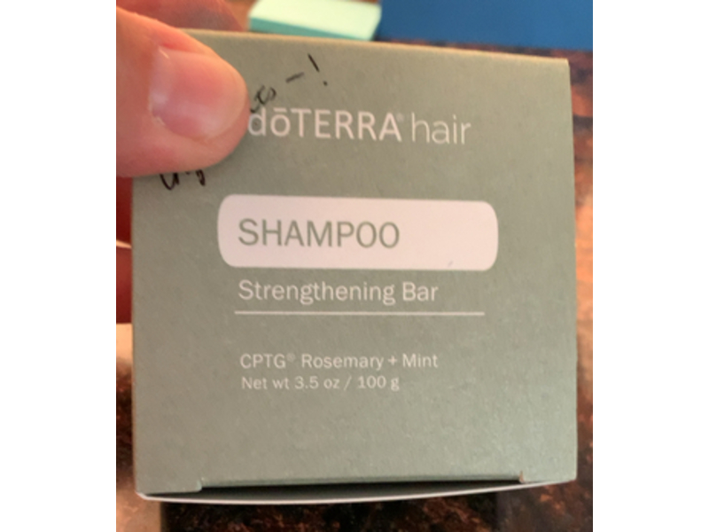Doterra Hair Shampoo Strengthening Bar, Rosemary + Mint, 3.5 oz/100 g