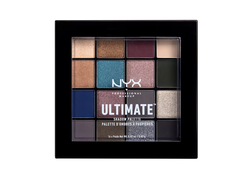NYX Professional Makeup Ultimate Shadow Palette, Ash, 0.02 oz/0.83 g