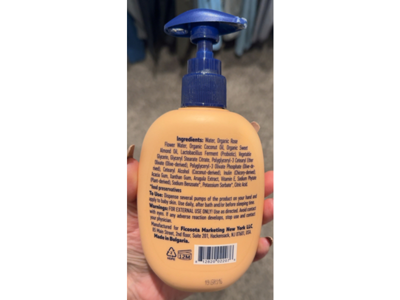 Babyology Natural Baby Lotion, 13.52 fl oz/400 mL