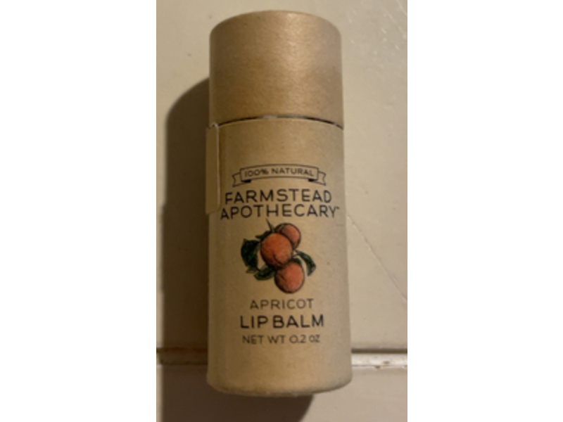 Farmstead Apothecary Apricot Lip Balm, 0.2 oz