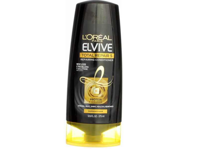L'Oreal Paris Advanced Haircare Total Repair 5 Restoring Conditioner, Ceramide, 12.6 fl oz/ 375 mL, Pack Of 2