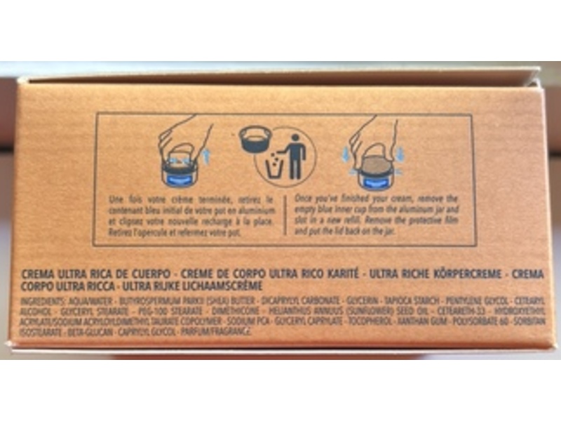 L'Occitane en Provence Ultra Rich Body Cream Refill, 6.90 oz/200 mL