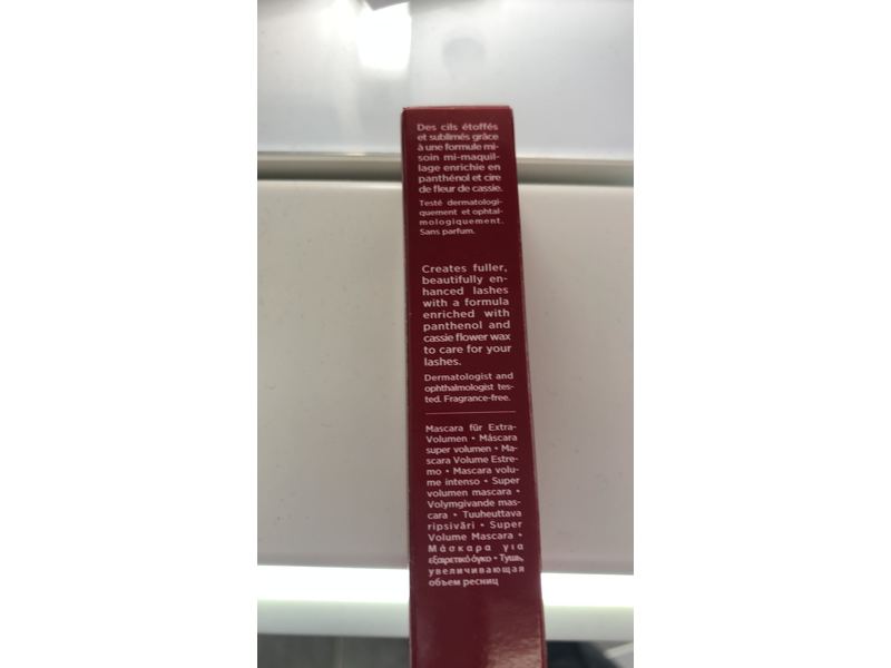 Clarins Supra Volume Mascara, Intense Brown, 0.2 fl oz/8 mL