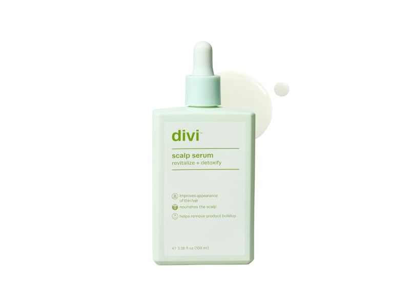 Divi Scalp Serum, Revitalize + Detoxify, 3.38 fl oz/100 mL