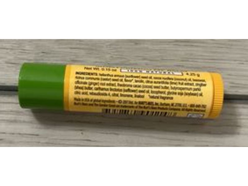 Burt's Bees Moisturizing Lip Balm, Ginger Lime, 0.15 oz