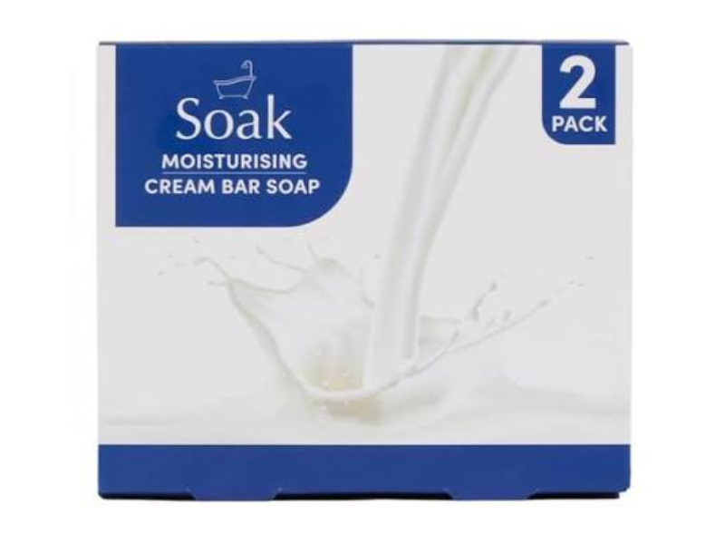 Soak Moisturizing Cream Bar Soap, 125 g, Pack Of 2