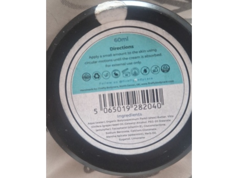 Firefly Moisturizing Cream, Soothing Spearmint, 60 mL