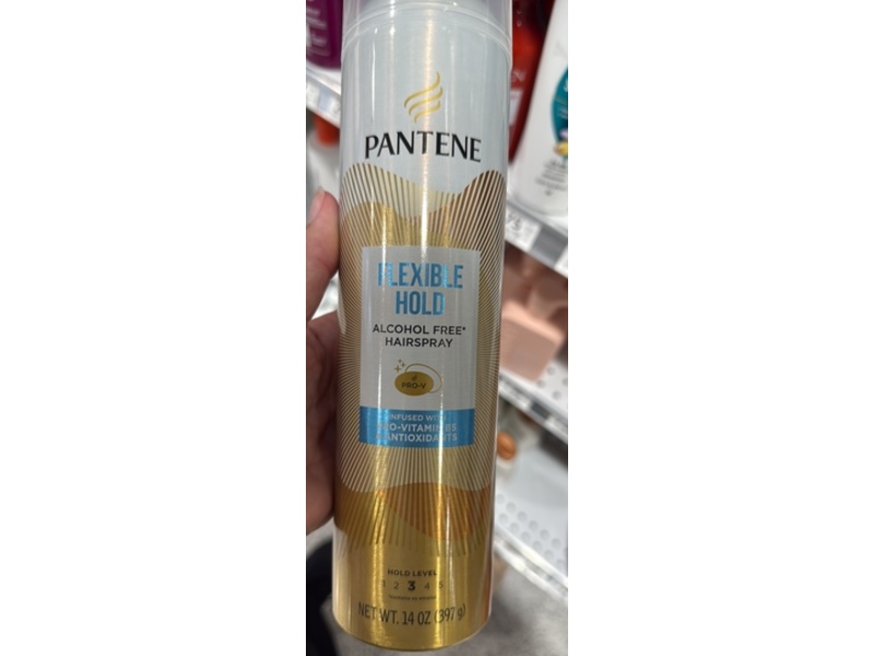 Pantene Flexible Hold Hairspray, Pro-Vitamin B5 & Antioxidants, 14 oz/397 g