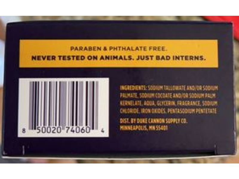 Duke Cannon Gun Smoke Big Ass Brick Of Soap, 10 oz, Pack Of 3