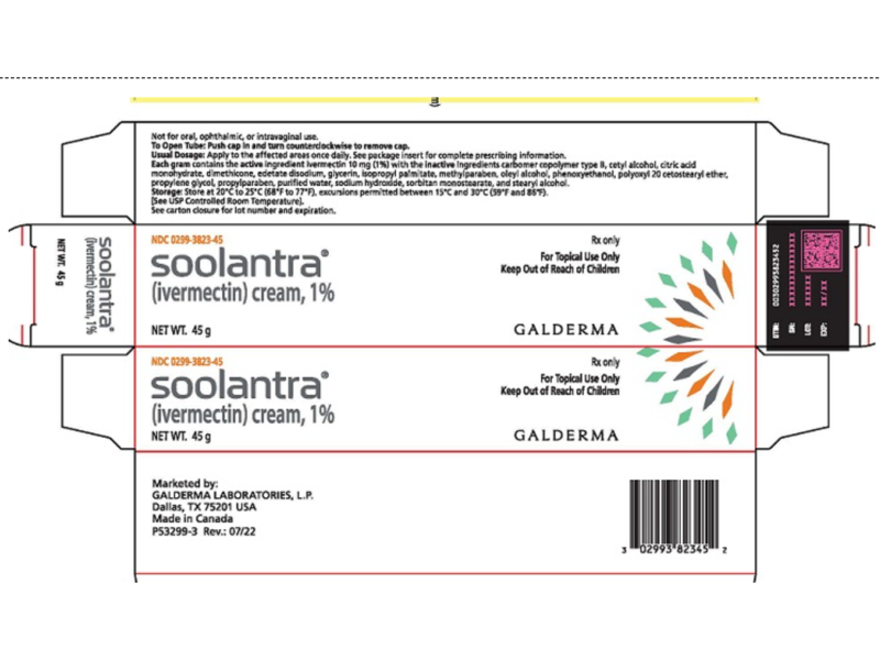 Soolantra (Ivermectin) Creme, 45 g, Galderma (RX)