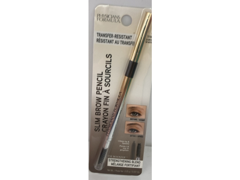 Physicians Formula Slim Definer Brow Pencil, Medium Brown, 0.001 oz/0.05 g