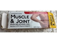 Family Care Muscle & Joint Pain Relieving Gel, Vanishing Scent, 2 oz/57 g - thumbnail 2