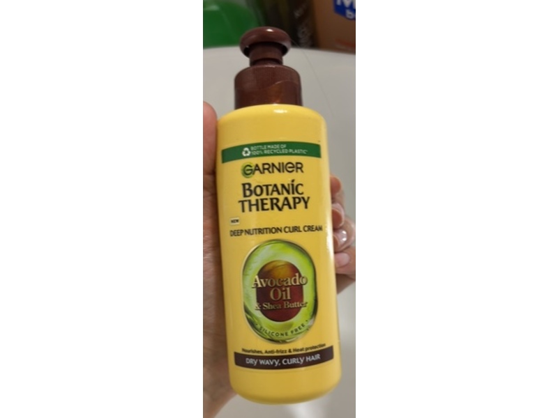 Garnier Botanic Therapy Deep Nutrition Curl Cream, Avocado Oil & Shea Butter, 200 mL
