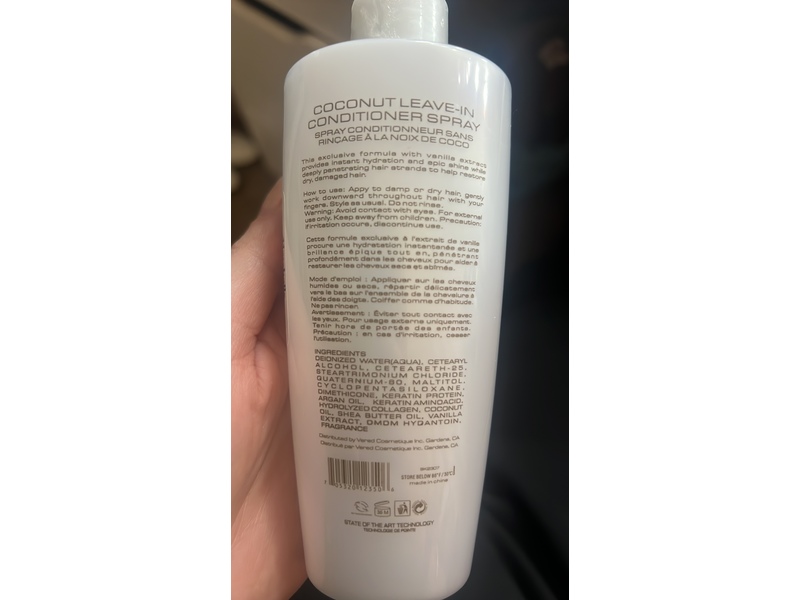 Bio Keratin Luxury Collection Coconut Leave-In Conditioner Spray, 8.45 fl oz/250 mL