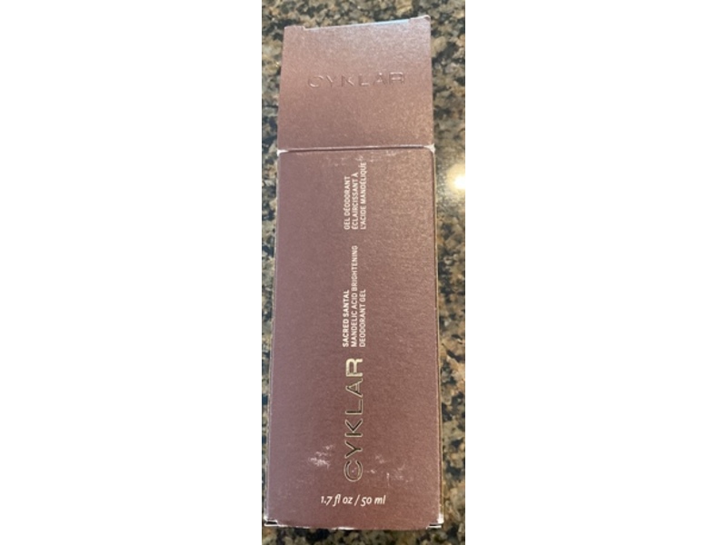 Cyklar Mandelic Acid Brightening Deodorant Gel, Sacred Santal, 1.7 fl oz/50 mL