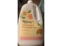 Rosey Dishwasher Detergent Gel, Grapefruit & Meyer Lemon, 64 fl oz/1.89 L - thumbnail 2