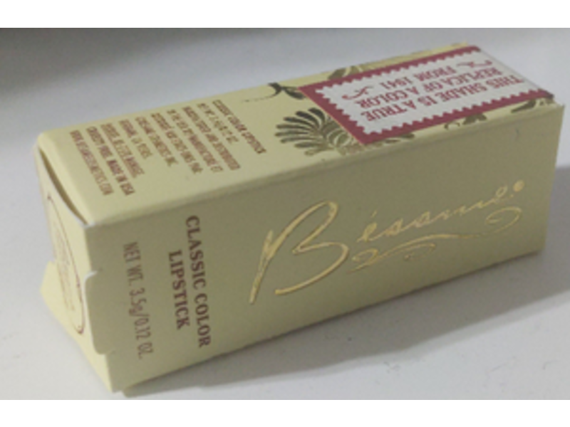 Besame Cosmetics Classic Color Lipstick, Victory Red Lipstick 1941, 0.12 oz/3.5 g