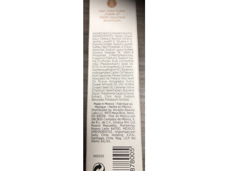 Ion Inspired By Nature Permanent Creme Hair Color, 4NN Natural Medium Rich Chestnut Brown, 2.05 oz/58.2 g