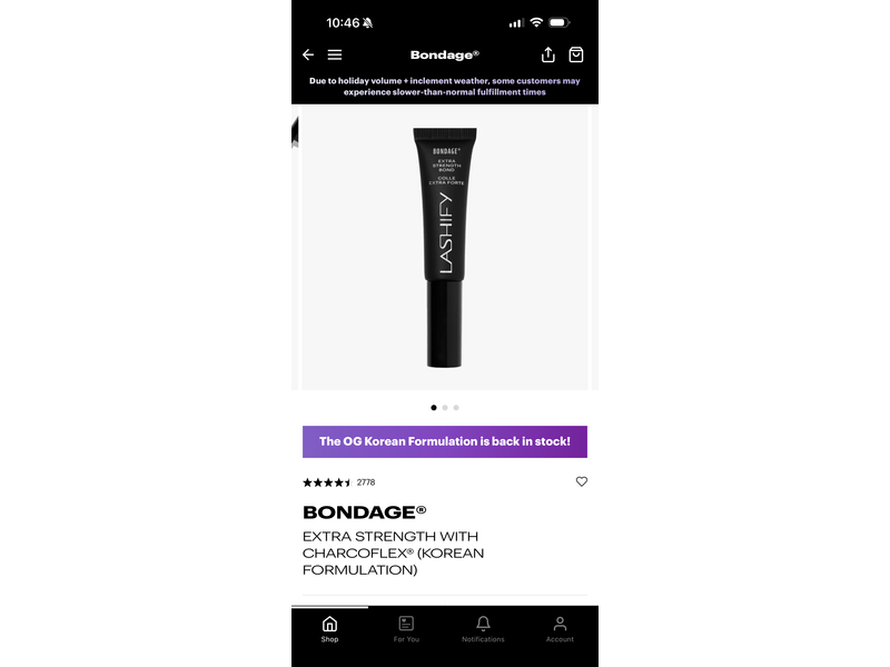 Bondage Lashify Extra Strength Bond, 7 g