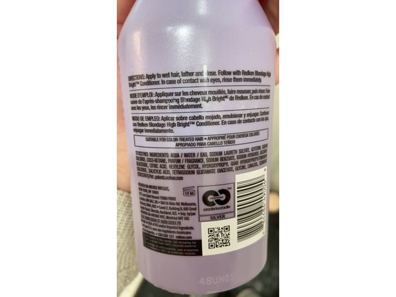 Redken Blondage High Bright Shampoo, 10.1 fl oz/300 mL