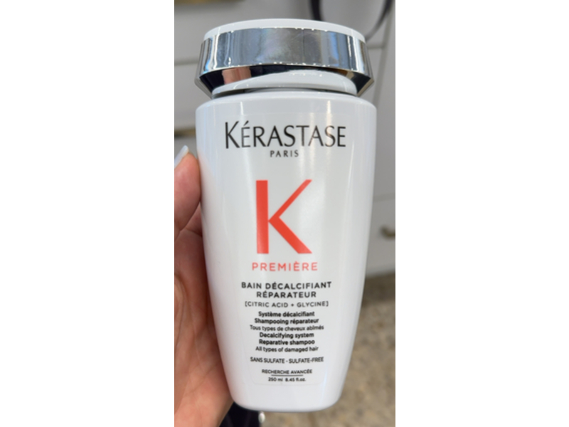 Kerastase Premiere Decalcifying Reparative Shampoo, Citric Acid + Glycine, 8.45 fl oz/250 mL
