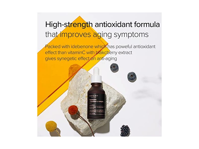 Mary & May Idebenone BlackBerry Complex Serum 1.01 Fl Oz/30ml