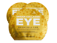 Vitamasques Eye Brighten & Firm Pads, Vegan Collagen & Hyaluronic Acid, 0.10 fl oz/3 mL - thumbnail 1