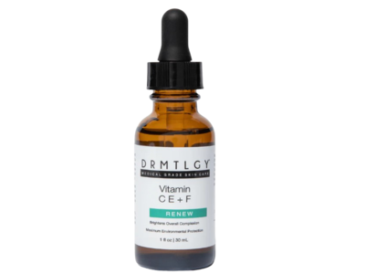 Drmtlgy Brightening Antioxidant Serum, Vitamin C E + F, 1 fl oz/30 mL