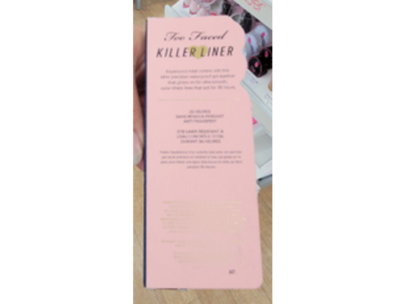 Too Faced Killer Line Eyeliner, Killer Sapphire, 0.04 fl oz