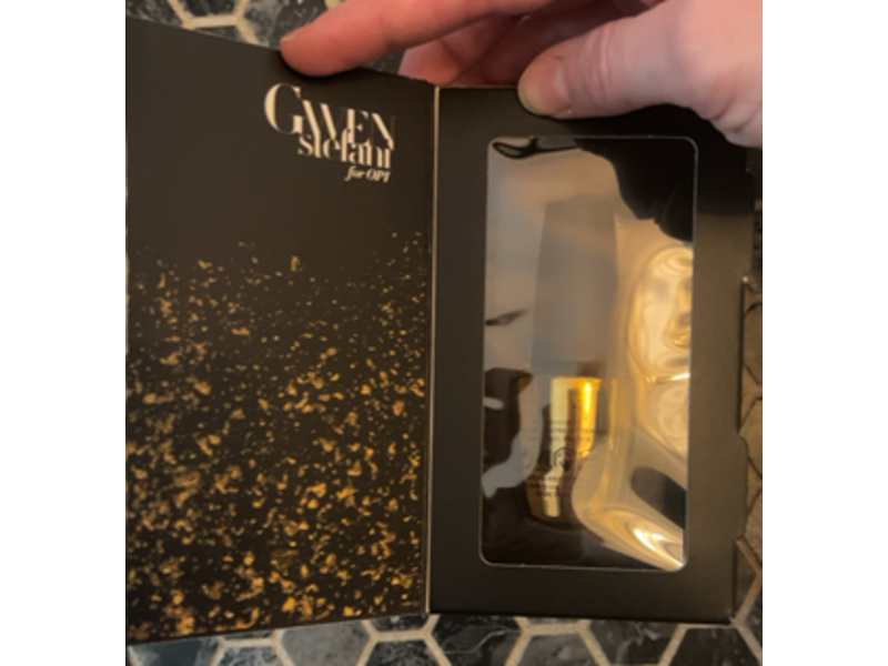 O.P.I Gwen Stefani Top Coat, Don't Speak 18k Gold, 0.5 fl oz/15 mL