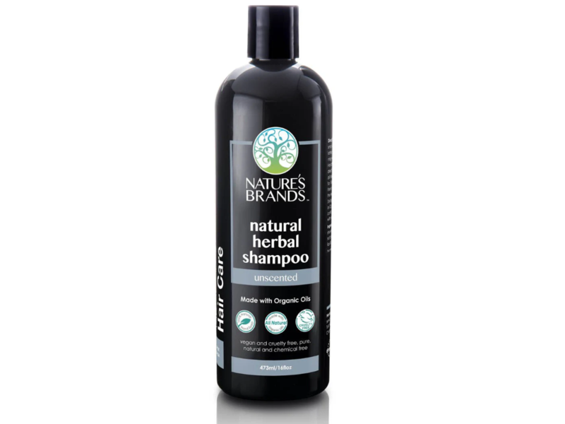 Nature's Brands Natural Shampoo, Unscented, 8 fl oz/236 mL
