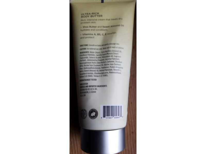 Ulta Coconut Cream Ultra-Rich Body Butter, 6 oz/170 g