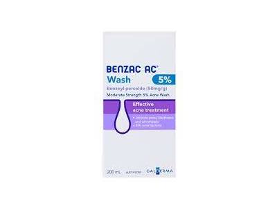 stimulere Narkoman berømt Benzac (benzoyl peroxide) AC Wash 5% Topical Suspension, 226 mL, Galderma  (RX) Ingredients and Reviews