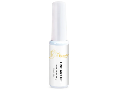 iGel Beauty Line Art Gel, 01 White On White, 0.27 fl oz/8 mL