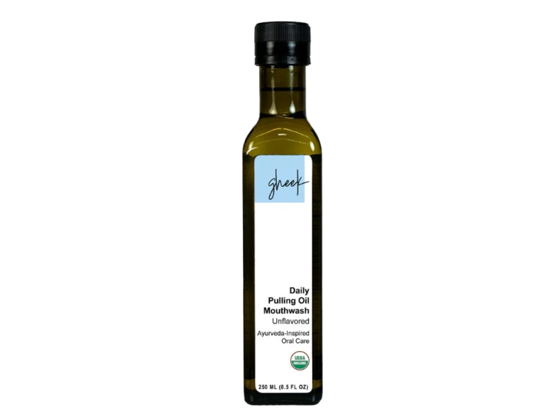 Gheek Daily Pulling Oil Mouthwash, Unflavored, 8.5 fl oz/250 mL