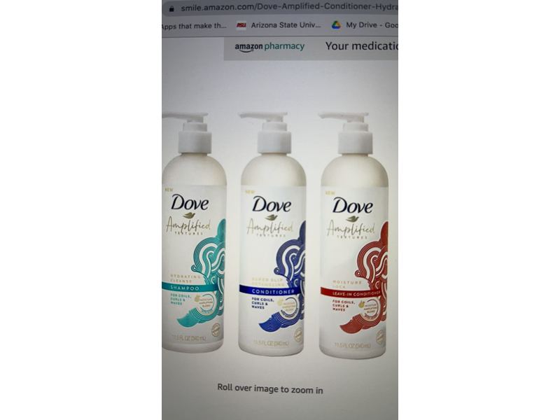 Dove Super Slip Detangling Conditioner, Amplified Textures, 11.5 fl oz/340 mL
