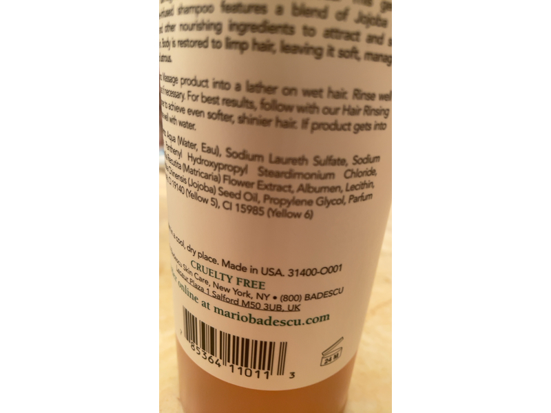 Mario Badescu Lecithin Nourishing Shampoo, M3, 16 fl oz/472 mL