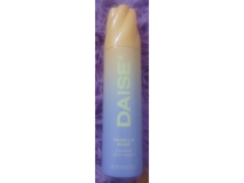Daise Foaming Body Wash, Vanilla Whip, 8.8 oz/250 g