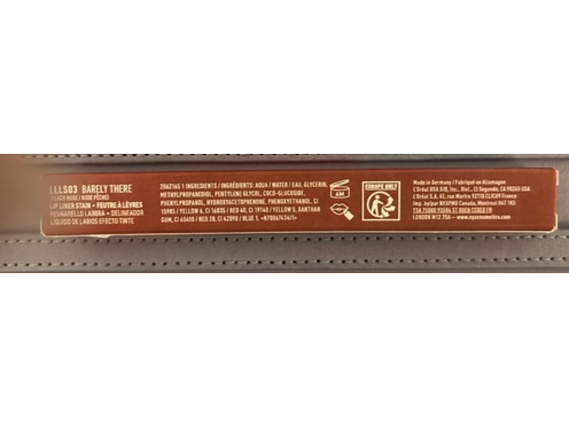 Nyx Professional Makeup Lip Lingerie Lip Liner, Barely There, 0.03 fl oz/1 mL