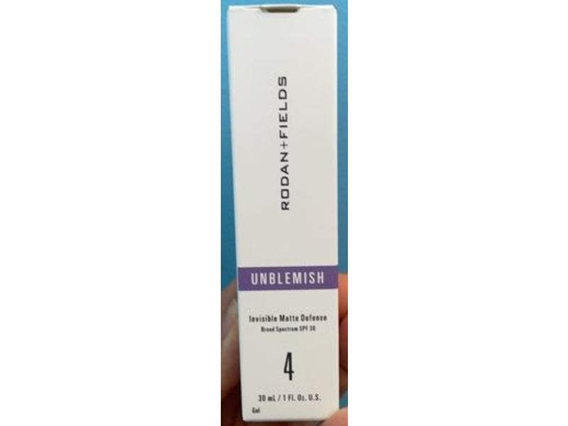 Rodan + Fields Invisible Matte Defense, Unblemish, SPF 30, 1 fl oz/30 mL