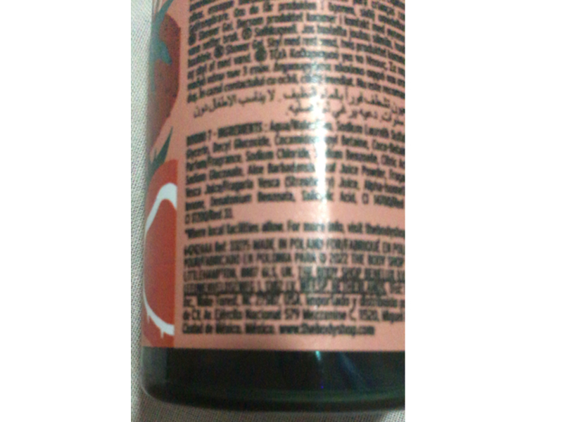 The Body Shop Sweet & Refreshing Shower Gel, Strawberry, 2 fl oz/60 mL