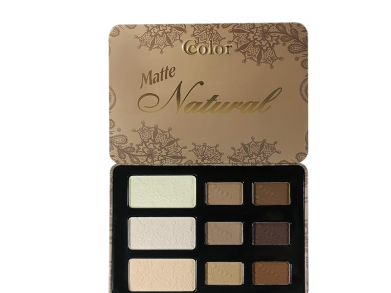 Ccolor Matte Makeup Palette, Natural, 0.378/10.8 g