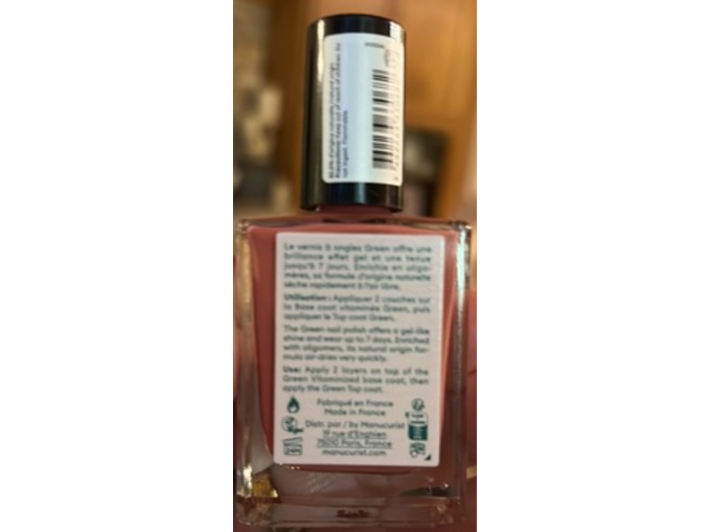 Manucurist Green Quick Dry Nail Polish, Bois De Rose, 0.5 fl oz/15 mL