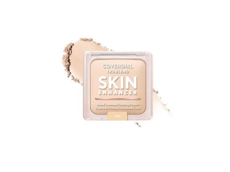 CoverGirl Trublend Skin Enhancer Baked Luminous Finishing Powder, 500 Sugar Cookie, 0.28 oz/8 g