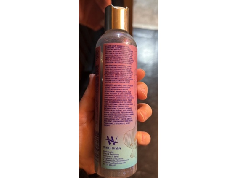 Watch & Sea Shimmer & Shine Flourishing Shampoo, Sea How Clean, 8 oz/236 mL