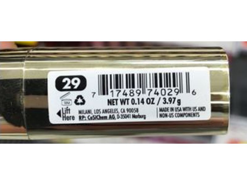 Milani Color Statement Lipstick, Teddy Bare, 0.14 oz/3.97 g