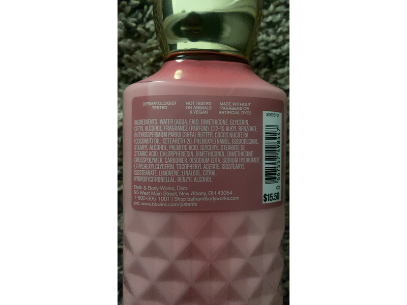 Bath & Body Works Champagne Toast Daily Nourishing Body Lotion, Shea Butter + Coconut Oil, 8 oz/236 mL
