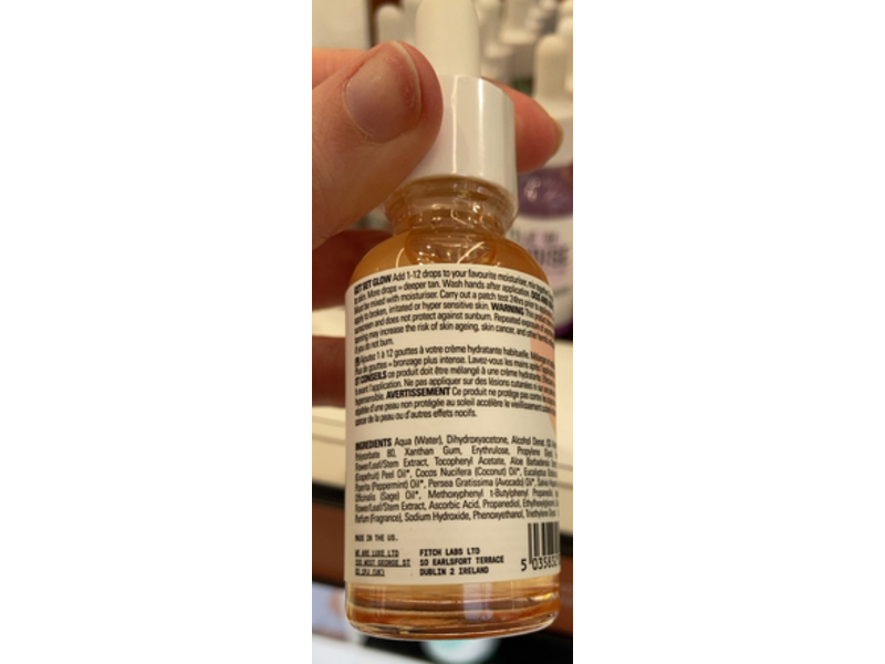Isle of Paradise Face & Body Self Tanning Drops, Light, 1.01 fl oz/30 mL