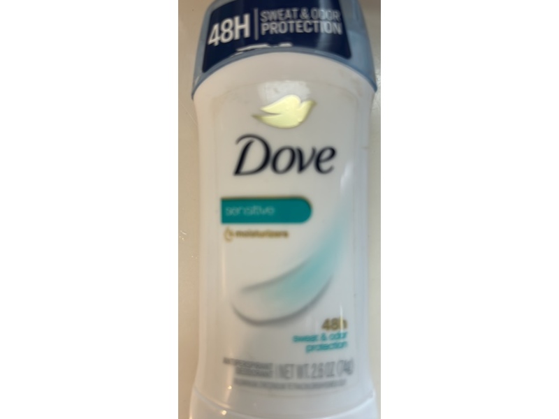 Dove Sensitive Antiperspirants Deodorants, 2.6 oz/74 g